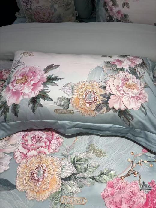 【富安娜】B座7F国绣独幅床单四件国色系列·国色天香 商品图4