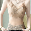 蕾丝花边内衣内搭外穿美背裹胸双肩细肩带带胸垫修身打底背心女 商品缩略图3