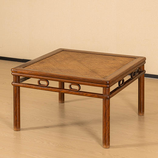 清早期 黄花梨圆包圆单圈卡子花大禅凳 商品图3