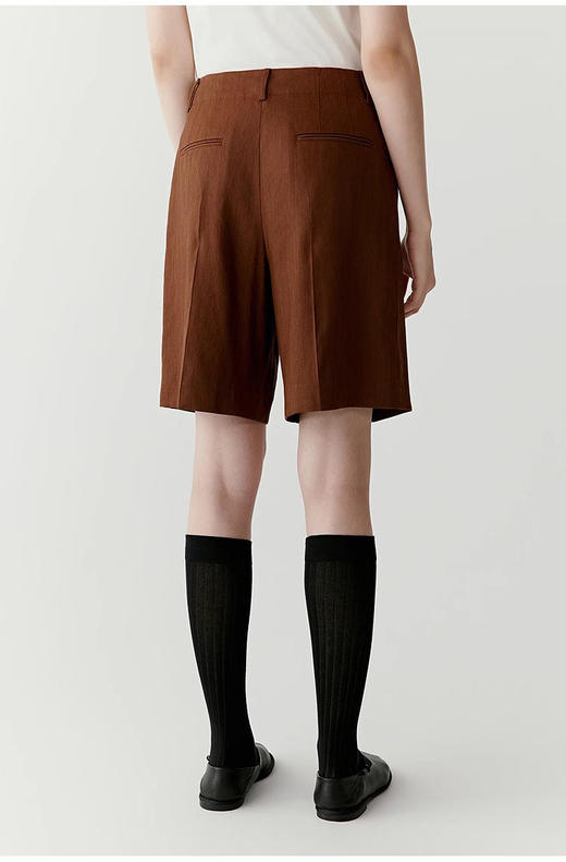 【高品质私服】【IC亚麻混纺弹力斜纹短裤】复古轻舒 柔软适弹 柔亮挺括G1298-CC【无标出货 介意慎拍】 商品图8