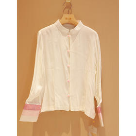 【线上专属】立领小衫Y（24710187-凝脂）