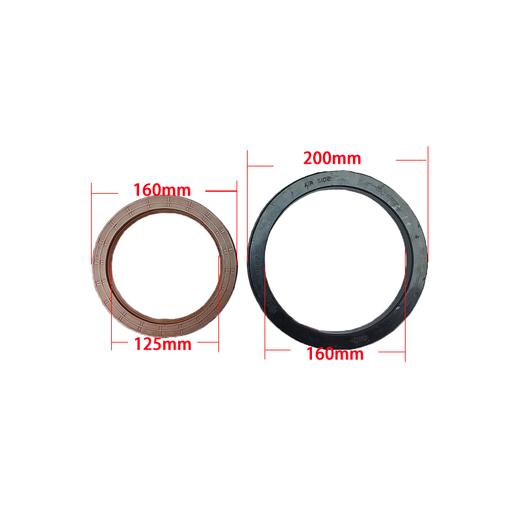 欧曼后轮油封康迈桥加重125-160-12/160-200-27油封LY包邮 商品图0