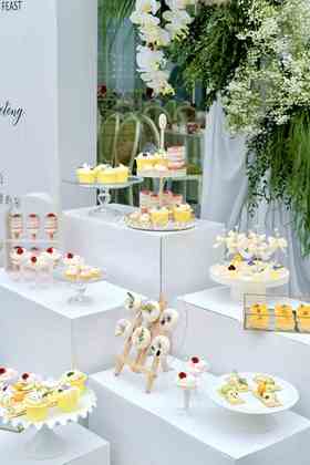 春日婚礼甜品台