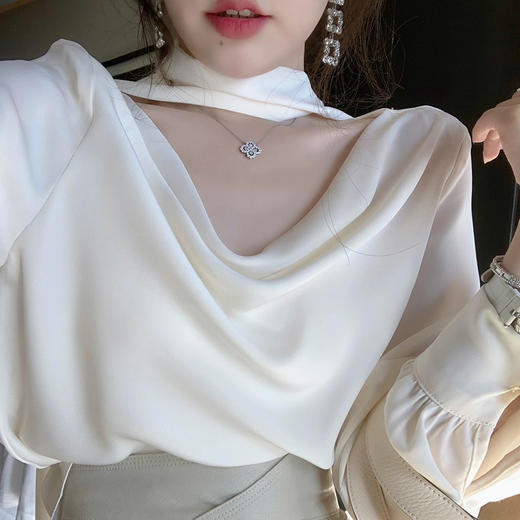 缎面衬衫 商品图0