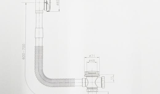 美标脚踏式浴缸排水器CF-9618 商品图4