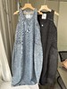贝壳三 松弛感圆领无袖牛仔背带裙宽松廓形版背心连衣裙C041318 商品缩略图1