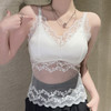 买一送一法式蕾丝美背吊带细带背心自带胸垫聚拢防走光一体式内搭大码内衣 商品缩略图1