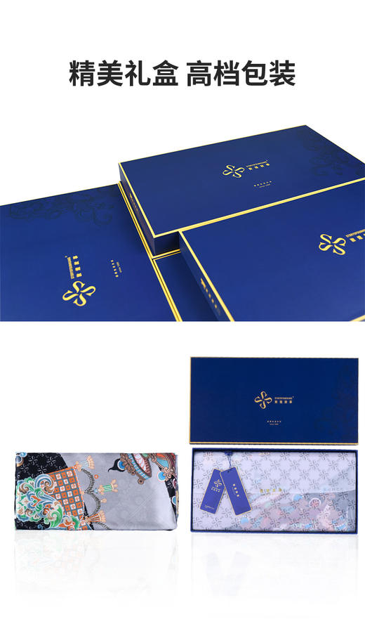 敦煌故事桑蚕丝春秋印花送礼中国风女丝巾 商品图4