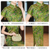 TZRY-新款重磅香云纱真丝桑蚕丝复古油画风旗袍真襟旗袍裙日常优雅旗袍 商品缩略图3