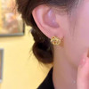 JU-DC-007时尚缠绕麻花耳钉耳扣女小众高级感耳环2025年新款潮气质简约耳饰 商品缩略图1