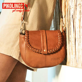 【云粉节】BF楼Pikolinos派高雁25牛皮革编织包包pc251701.吊牌价2680