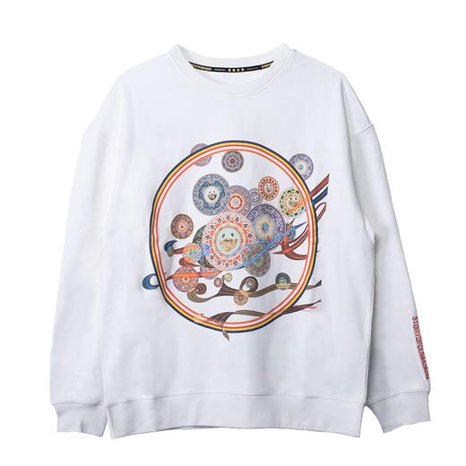 敦煌故事长袖t恤宽松版新棉时尚百搭夏青年 商品图3