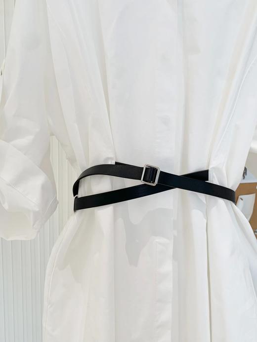 【高品质私服】【MC简白棉卷袖廓形腰带衬衫连衣裙】兼顾日常实穿性与品质感G1289-CC【无标出货 介意慎拍】 商品图14