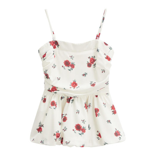 IEF/爱依服2025上衣夏季 法式浪漫淑女气质性感小女人纯欲吊带DW2025- 商品图5