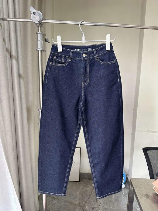 贝壳三 时尚百搭款高腰弹力锥形牛仔裤宽松阔腿遮肉休闲裤C041322 商品图2