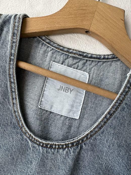 贝壳三 松弛感圆领无袖牛仔背带裙宽松廓形版背心连衣裙C041318 商品图9