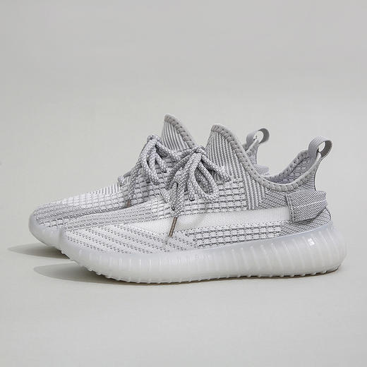 【宝藏单品 男女同款】情侣款飞织鞋 潮流椰子鞋 时尚配色 舒适透气 显瘦增高显腿长 商品图1