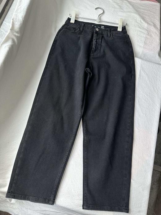 贝壳三 时尚百搭款高腰弹力锥形牛仔裤宽松阔腿遮肉休闲裤C041322 商品图9