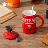 【趣味消防陶瓷杯】创意日用手柄水杯办公便携喝茶杯子 商品缩略图6