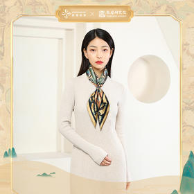 敦煌故事桑蚕丝印花送礼中国风女丝巾