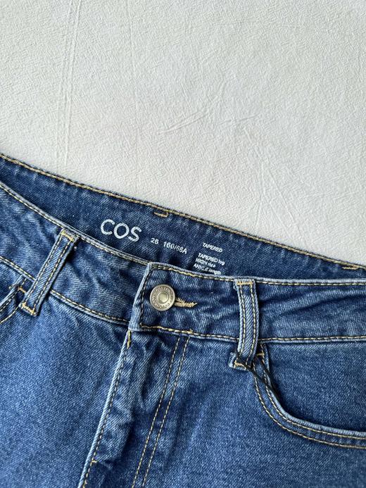 贝壳三 时尚百搭款高腰弹力锥形牛仔裤宽松阔腿遮肉休闲裤C041322 商品图14