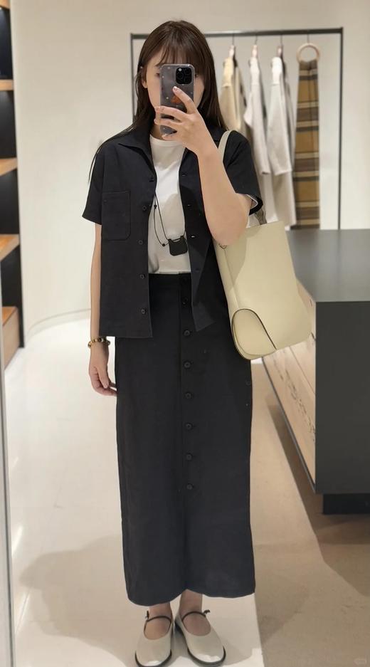 【高品质私服】【IC进口平纹亚麻短袖衬衫】质地挺括，光泽柔和自然肌理G1286-CC【无标出货 介意慎拍】 商品图2