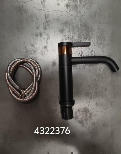 澳斯曼面盆龙头AS2514A199单把雅黑+玫瑰金 商品图5