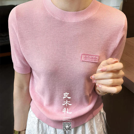 【现货】良木礼羊毛针织短袖（82511） 商品图2