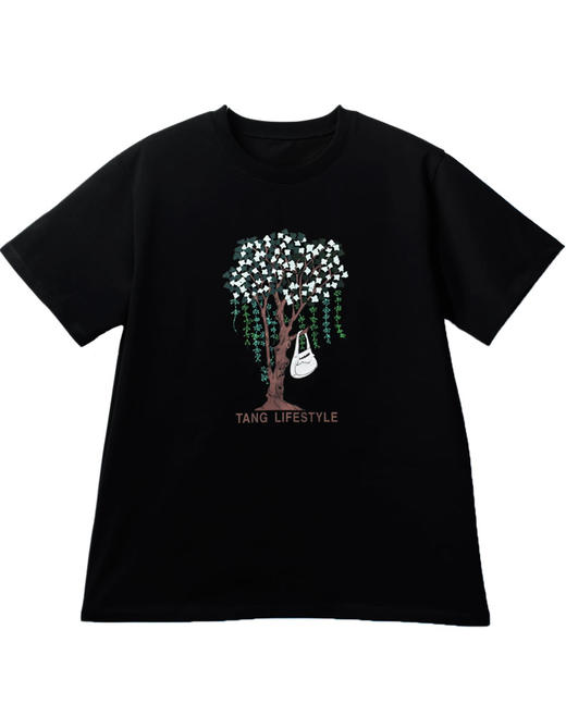 敦煌故事短袖t恤宽松版新棉时尚百搭夏青年 商品图3