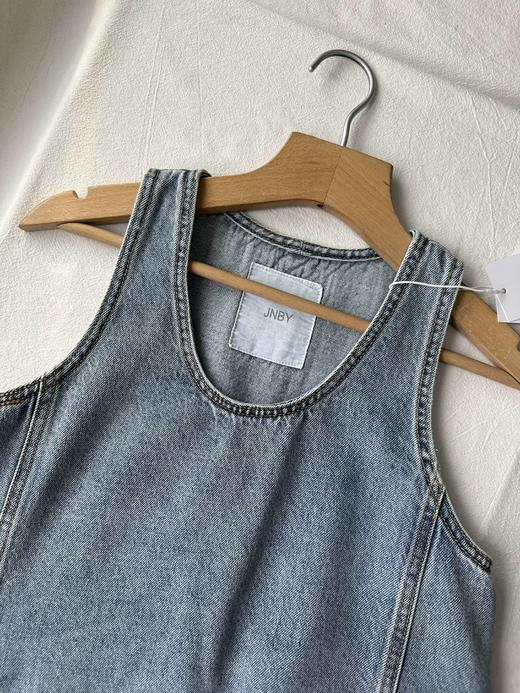 贝壳三 松弛感圆领无袖牛仔背带裙宽松廓形版背心连衣裙C041318 商品图8