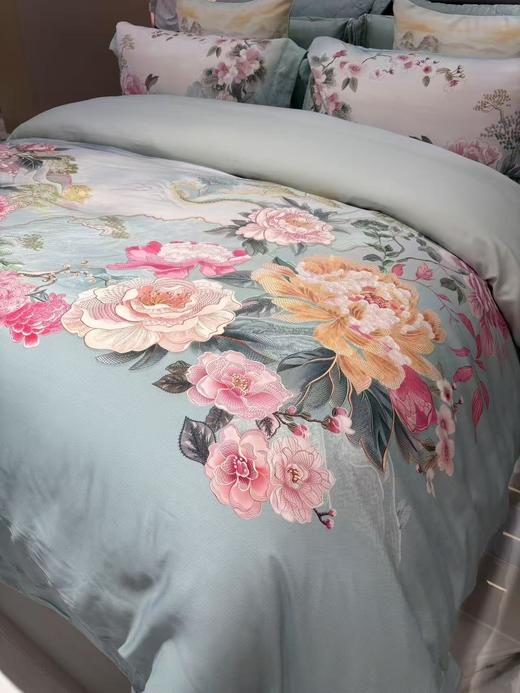 【富安娜】B座7F国绣独幅床单四件国色系列·国色天香 商品图1