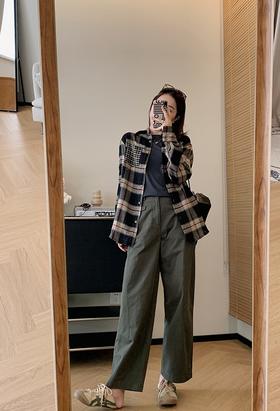 赛琳新款AB面美食春季外套试开衫衬衫