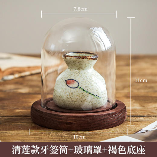 【出口牙签盒】新中式国潮牙签盒家用个性轻奢陶瓷牙签筒创意饭店餐饮商用 棉签罐 商品图13