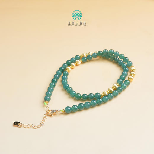 【春日珠宝】玉美人菲菲-翡翠圆珠项链约6mm+ 商品图0