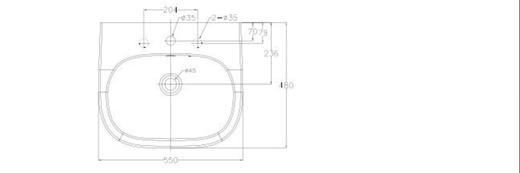 美标艾迪珂半柱盆（单孔）亮白IICP-0526 商品图3