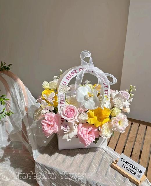 手提可折叠纸盒花篮10个装（21.5*11.5*38） 商品图3