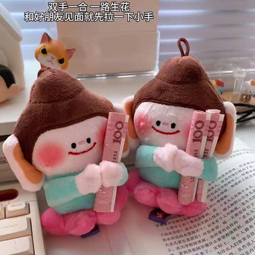 【福运常伴！佛小伴平安幸运挂件】云冈石窟文创福运挂件 车载/钥匙扣/居家/宿舍 可开合带磁铁 不只是玩偶，更是好运象征 商品图3