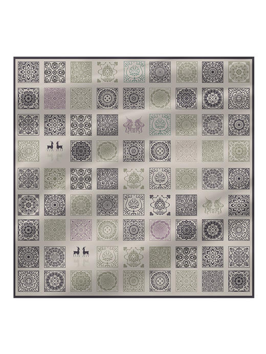 敦煌故事围巾女春季羊绒 商品图3