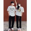 七夕福利-NO退【NOIDARA品牌】白100%棉（虎头变熊猫）T恤2064-喜出 商品缩略图0