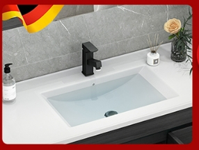 澳斯曼面盆龙头AS2514A199单把雅黑+玫瑰金