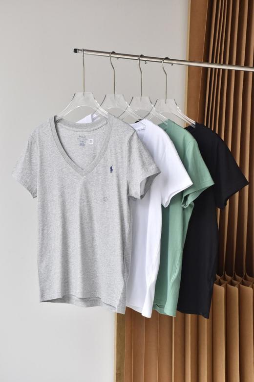 RalphLauren/拉夫劳伦老钱风v领短袖T恤（SS） 商品图0