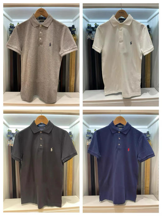 331-2渠道货 小马刺绣 商务休闲 超软糯 珠地棉 男士翻领polo短袖 老朱穿L 商品图0