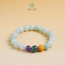 玉美人菲菲--翡翠单圈圆珠 商品图0