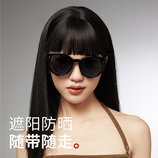 【近视人士专用】PULAIS男女同款偏光套镜太阳镜/墨镜夹片【享镜片清洗液1瓶】 商品图2