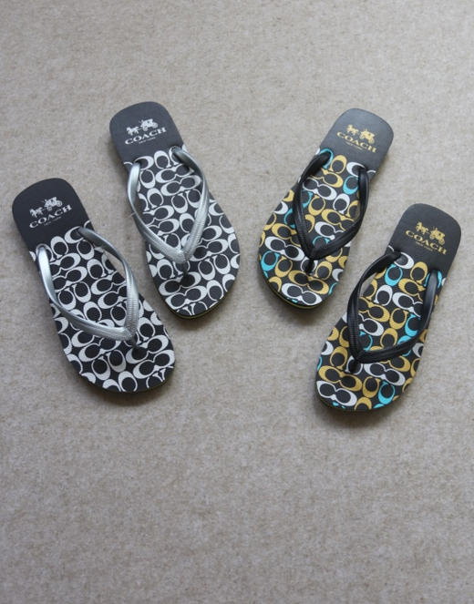 简单粗暴 哈！女段 Coach 高密度EVA发泡 平底的 夹脚 人字拖 2色入 商品图0