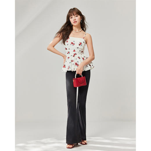 IEF/爱依服2025上衣夏季 法式浪漫淑女气质性感小女人纯欲吊带DW2025- 商品图1