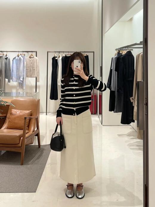 【高品质私服】【IC棉弹力牛仔长款半身裙】纯粹之美，简约至上，不挑身材G1283-CC【无标出货 介意慎拍】 商品图5