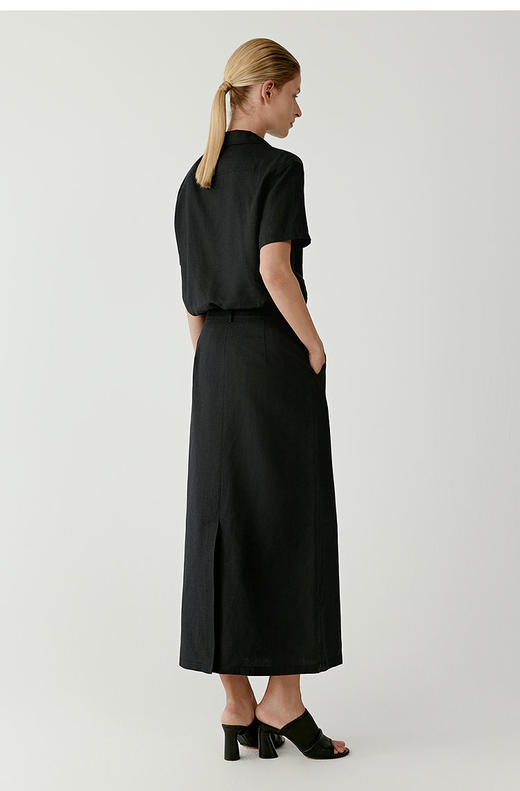 【高品质私服】【IC进口平纹亚麻短袖衬衫】质地挺括，光泽柔和自然肌理G1286-CC【无标出货 介意慎拍】 商品图6