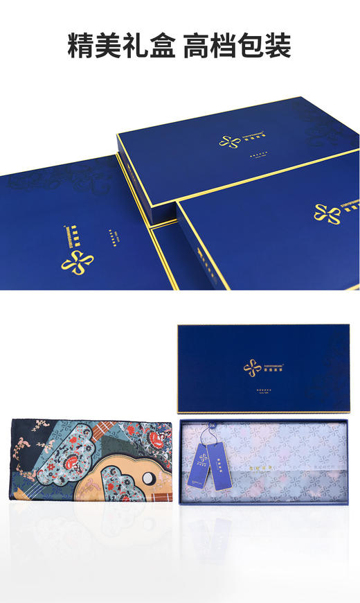 敦煌故事桑蚕丝印花送礼中国风女丝巾 商品图5