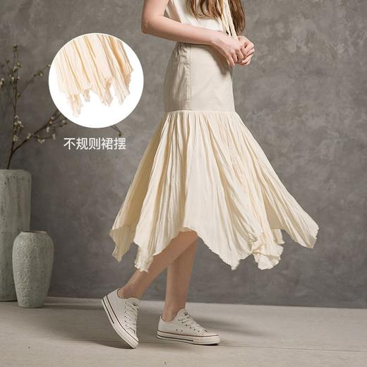 famecoco范可儿夏新款摆裙优雅半身裙F193HA022 商品图1